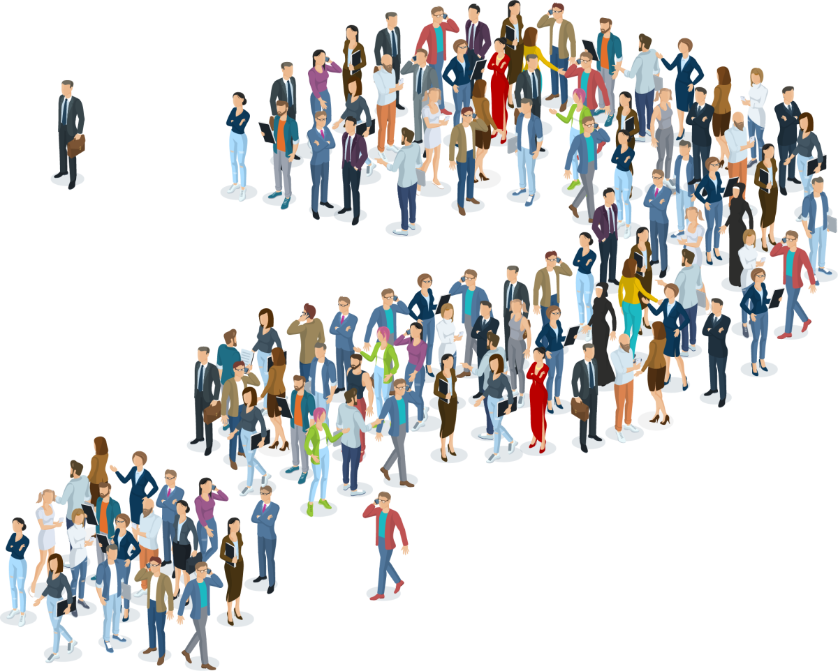 Много человечков