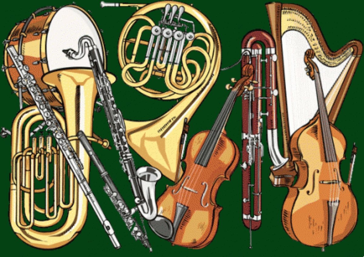 Музыкальные инструменты с названиями для детей