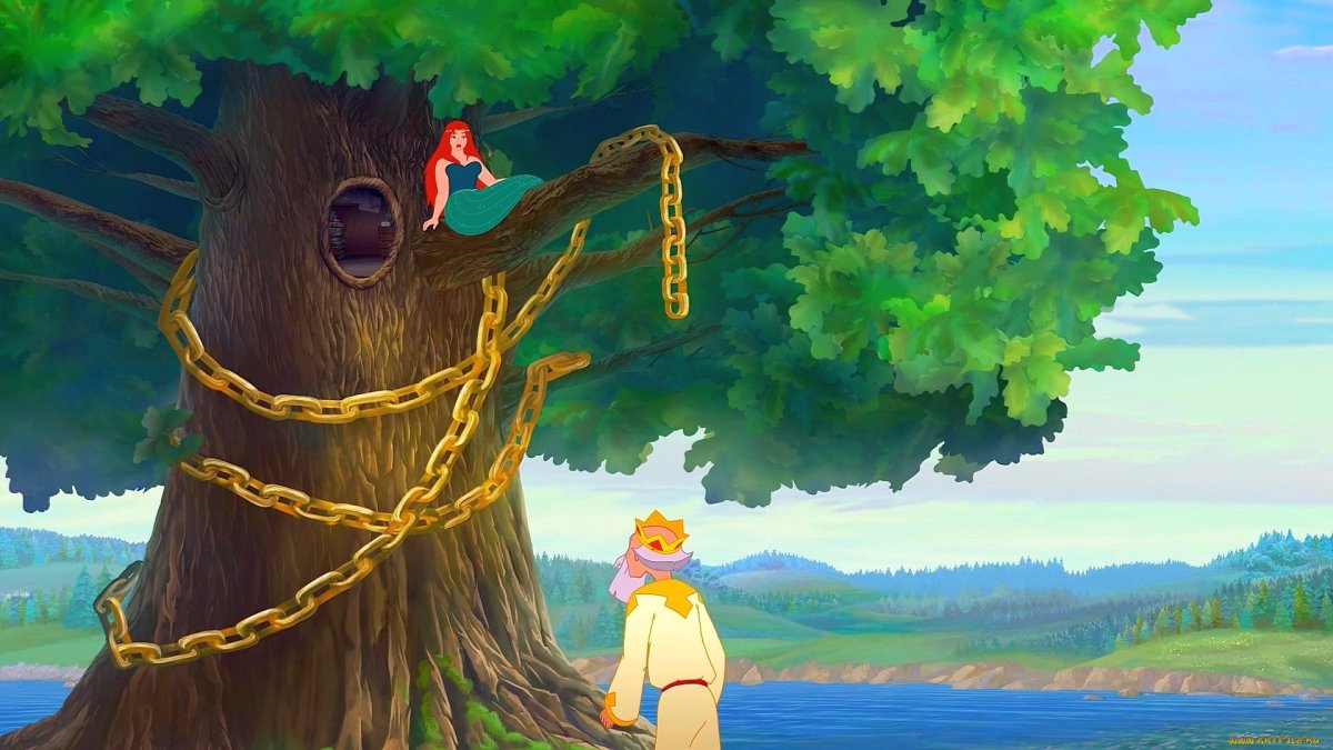 Иван Царевич и серый волк дуб