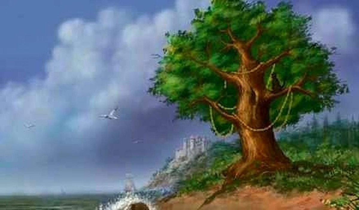 Дуб из сказки Пушкина