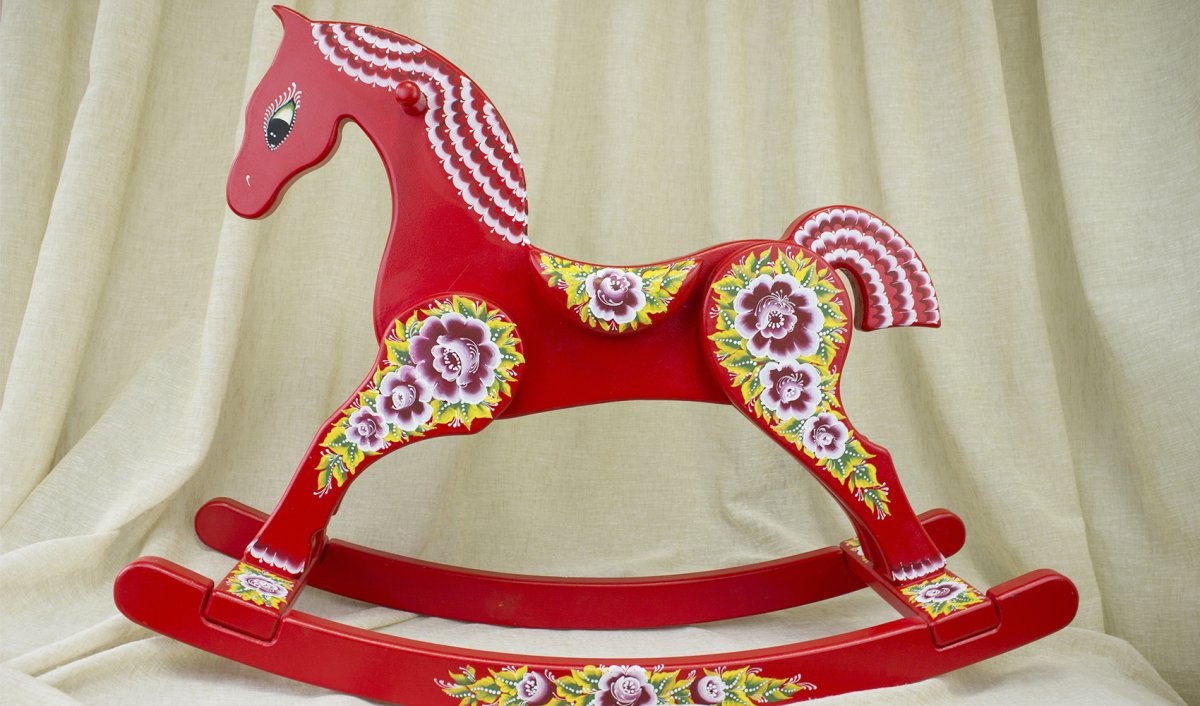 Лошадка качалка viga Toys
