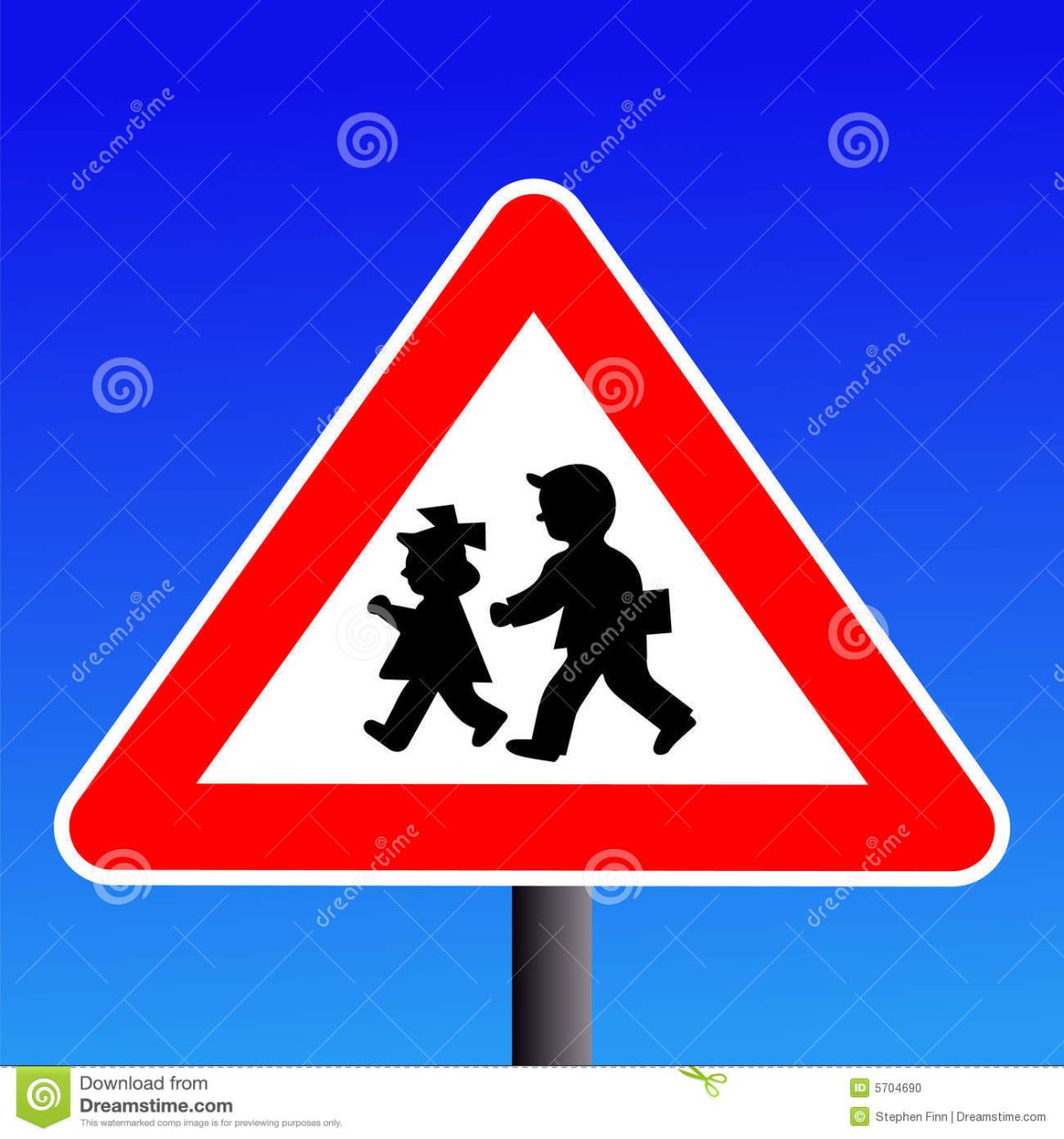 Знак «осторожно дети»