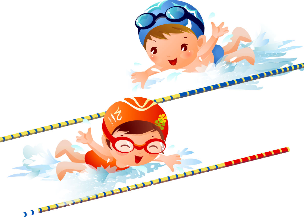 Плавание иллюстрация