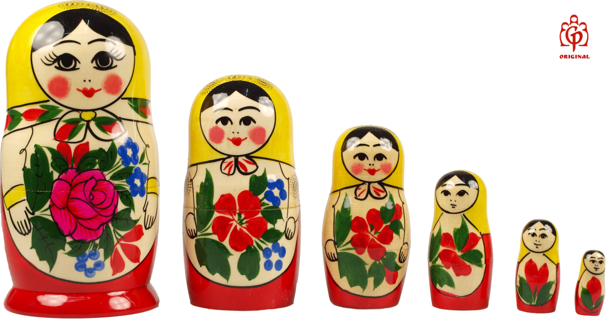 Городец роспись вектор