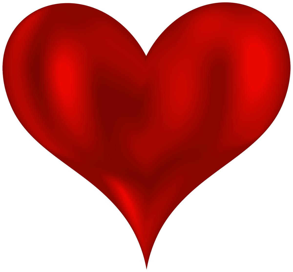 С красным сердцем