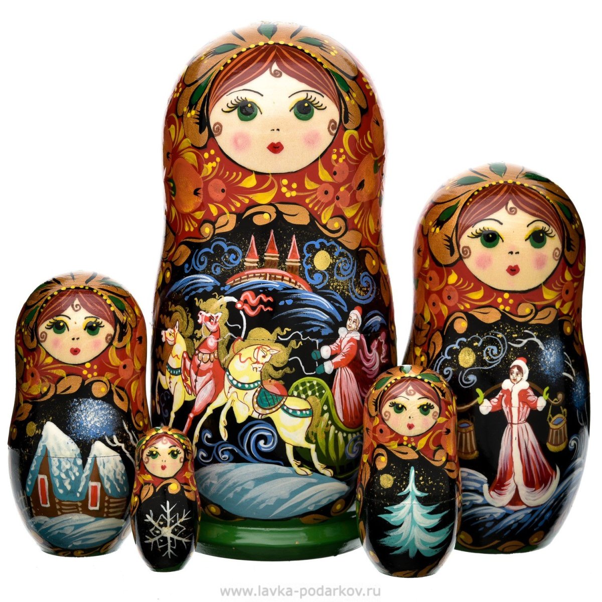 Матрешка современная роспись