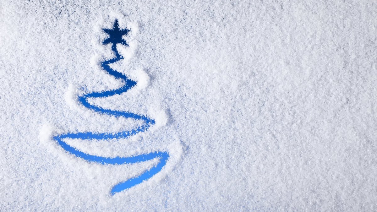 Зимний пейзаж вертикальный