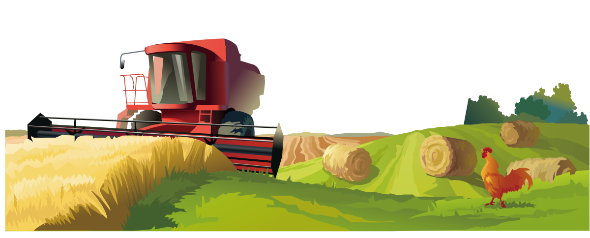 Комбайн мультяшный