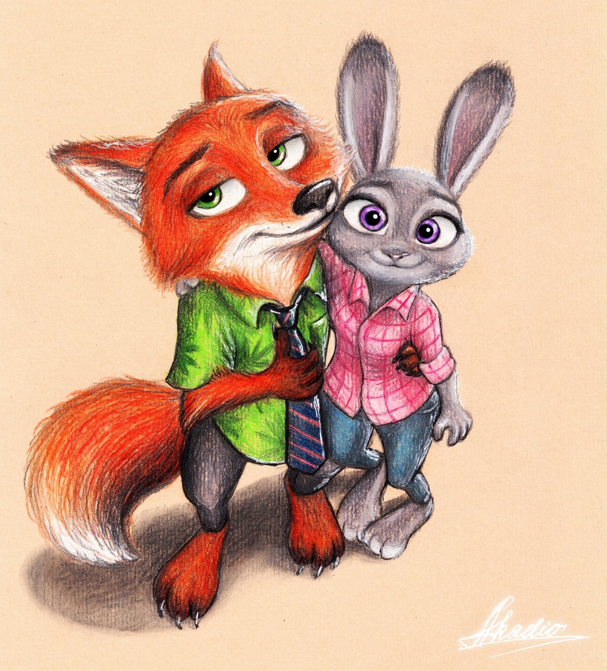 Джуди Хоппс и Лис