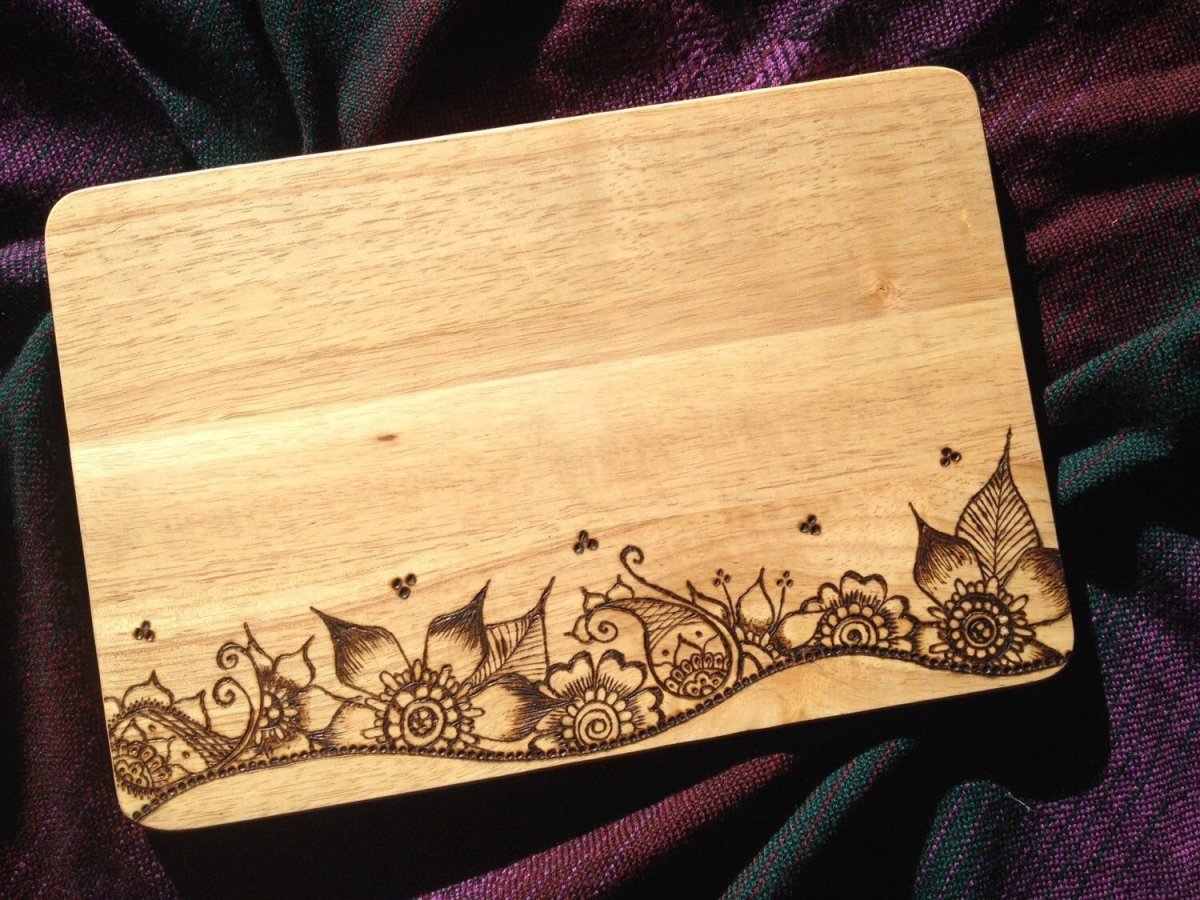 Что выжечь на доске