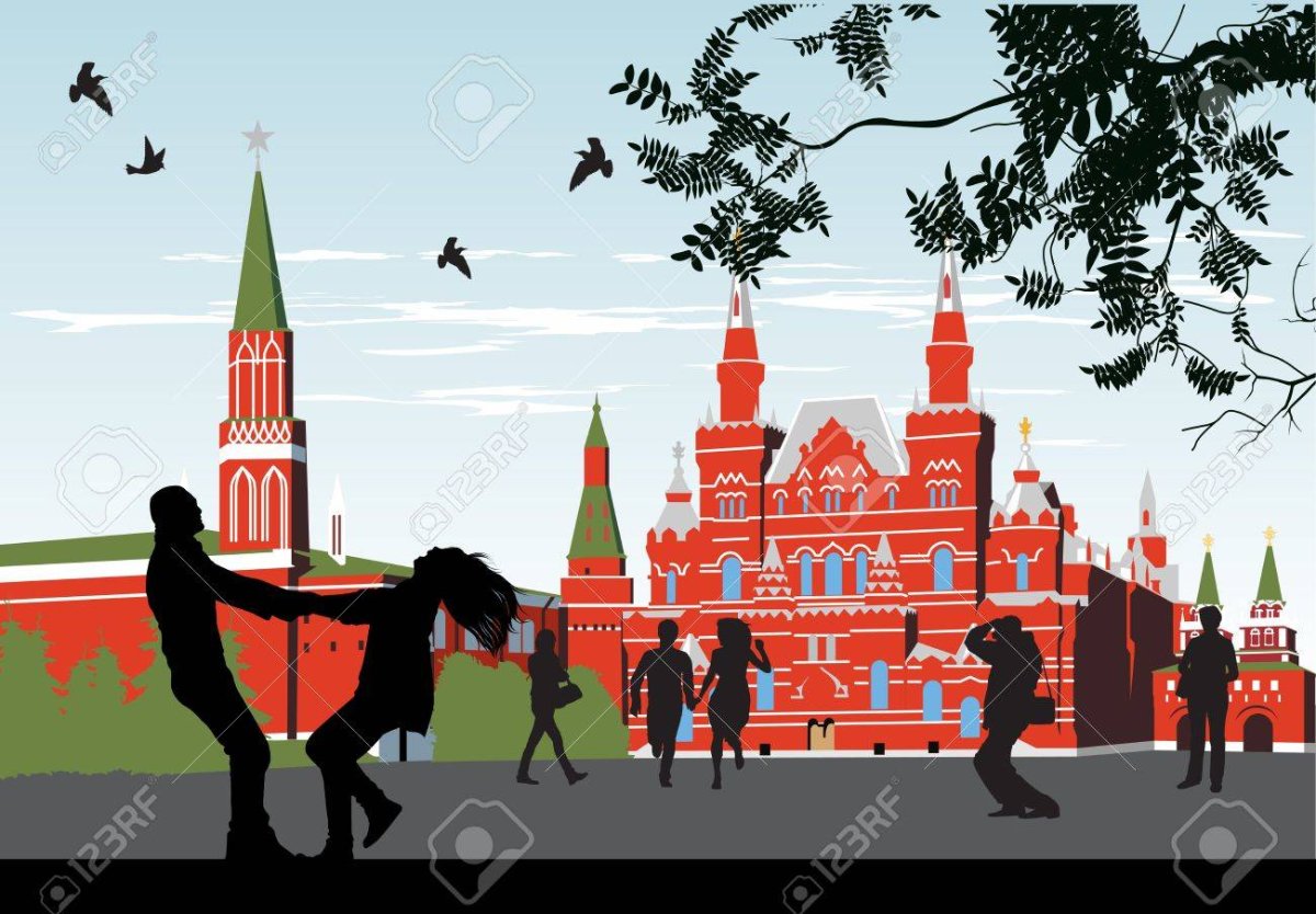 Кремль для детей дошкольного возраста на прозрачном фоне