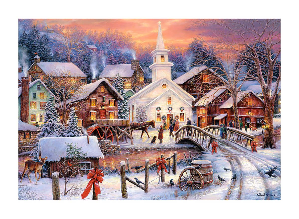 Чак Пинсон зимний город