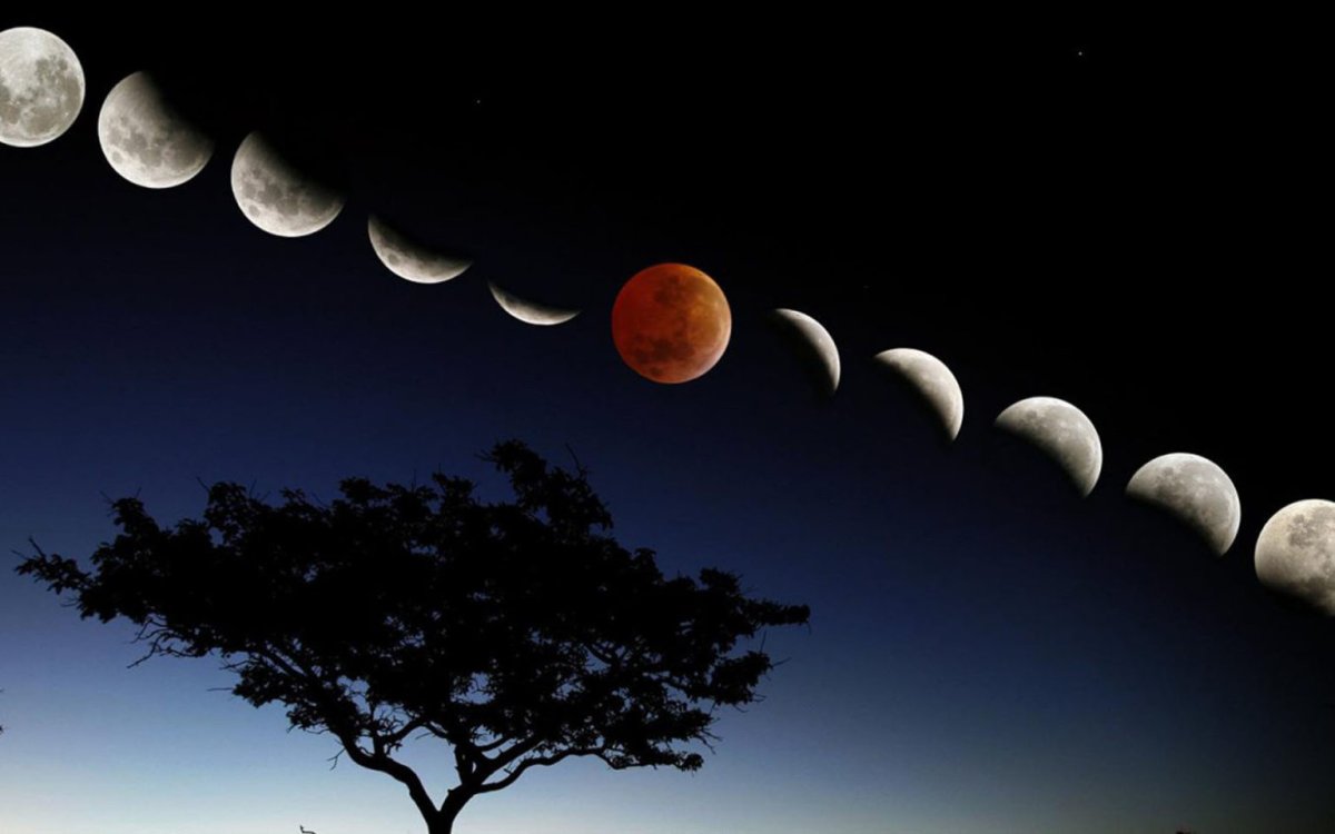 Полнолуние затмение