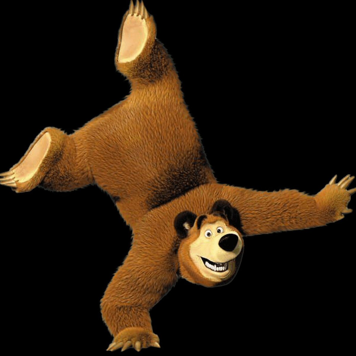 Медведь из Маши и медведя танцует