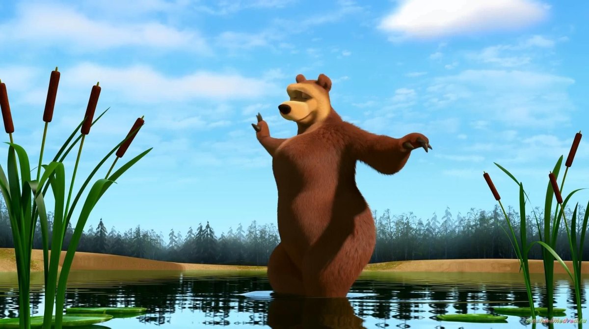 Маша и медведь Весна пришла