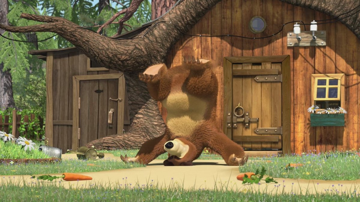 Маша и медведь домик мишки