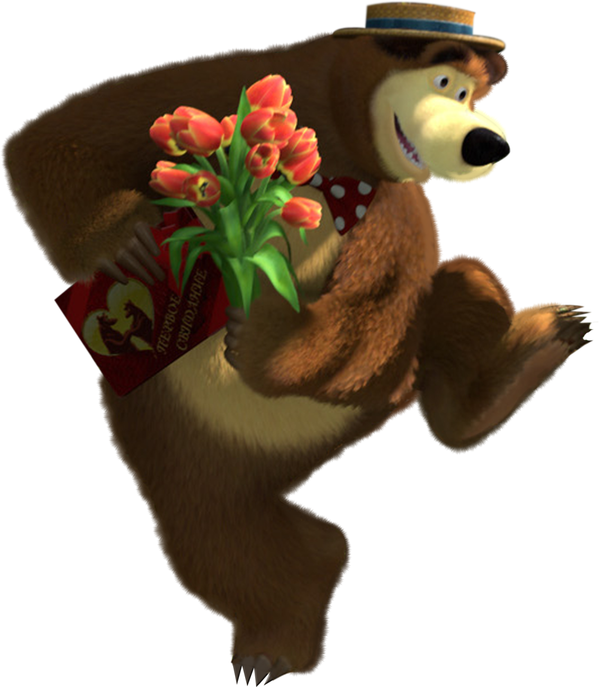 Миша с мультика Маша и медведь