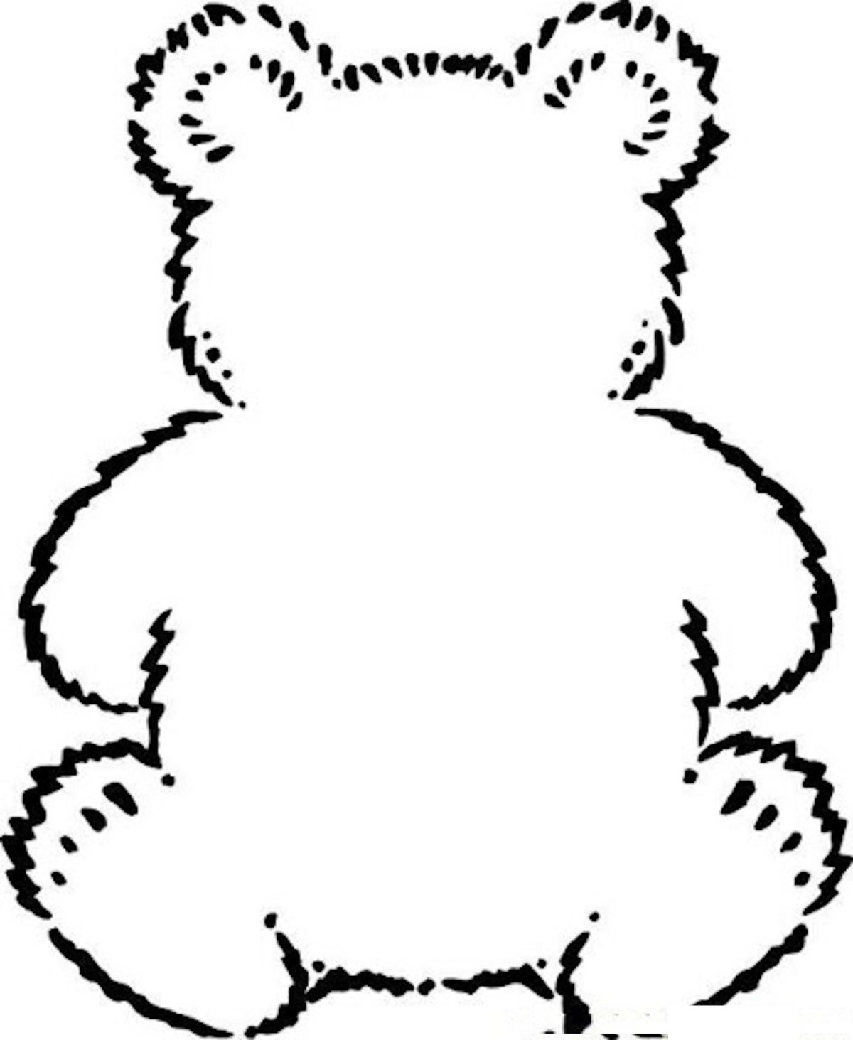 Трафареты белого медведя на украшения окон