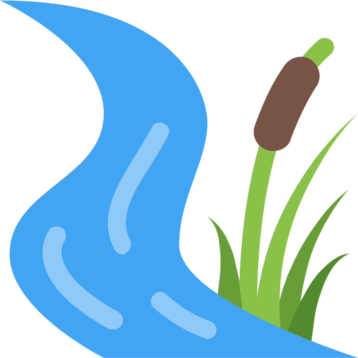 Ручей в саду рисунок