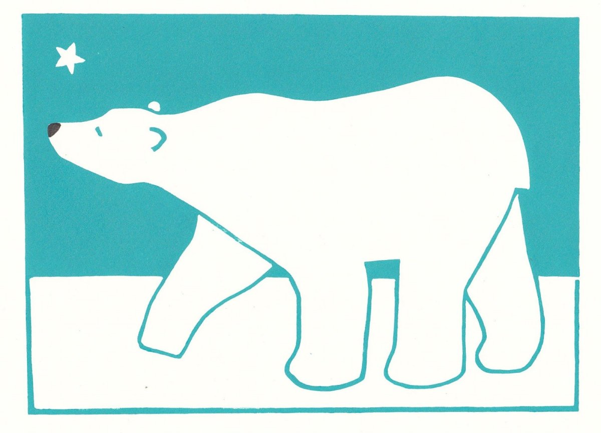 Белый медведь символ