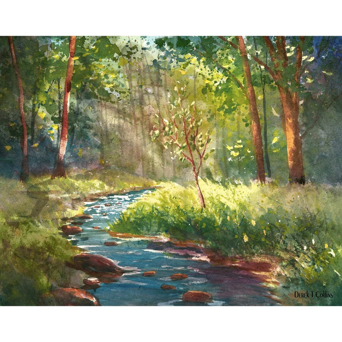 Ручей весной для детей