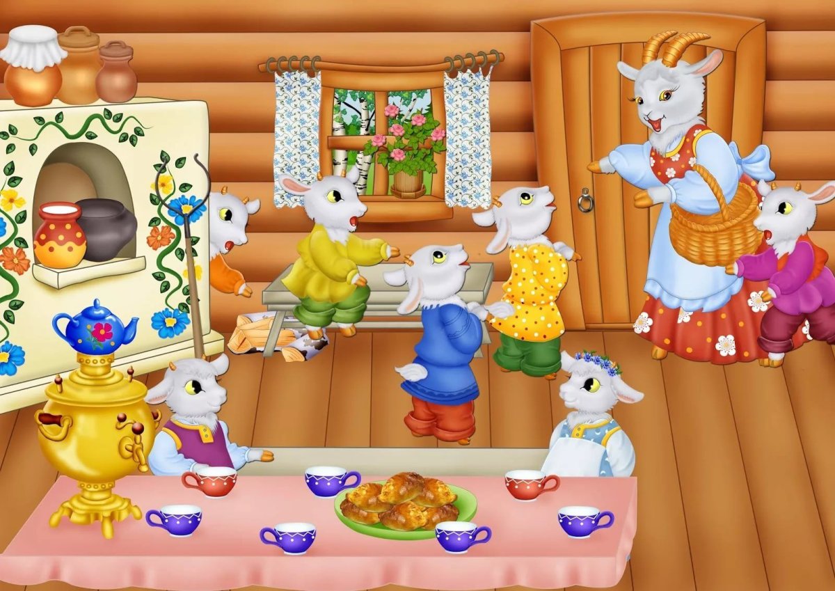 Волк и козлята мультфильм