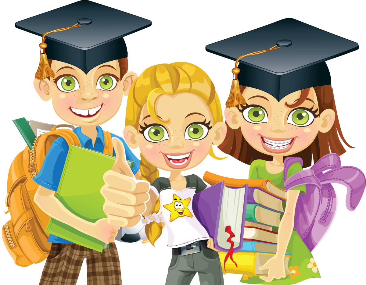 Студент мультяшный