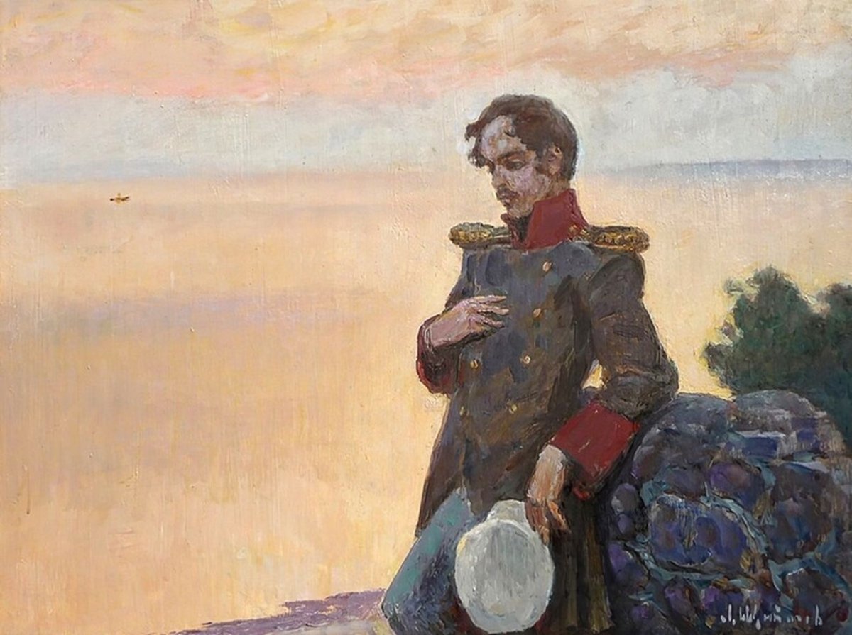 Стихи Лермонтова в картинках