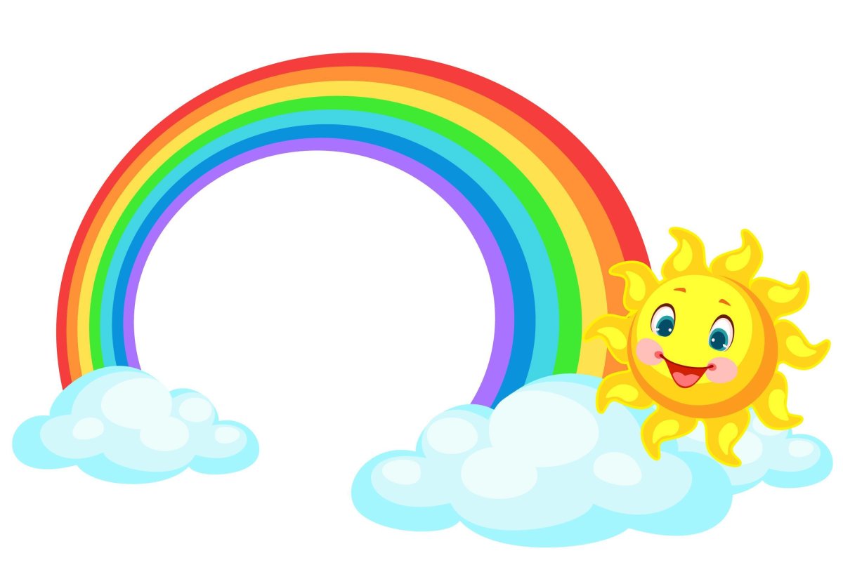 Солнышко с радугой