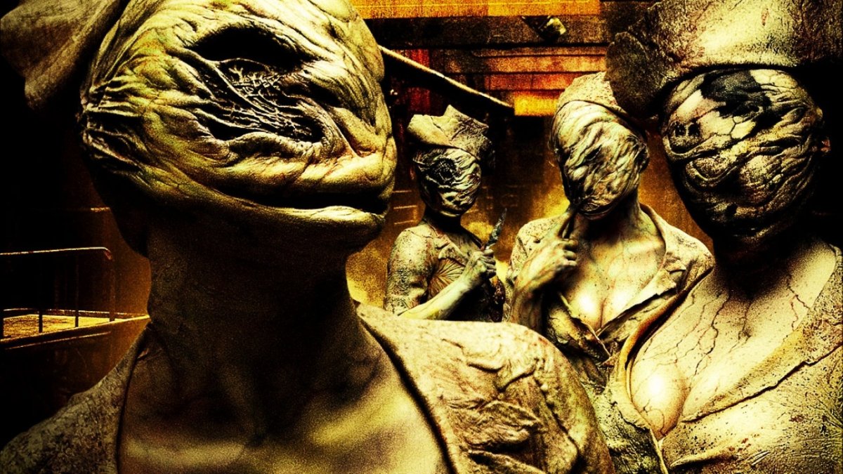 Шерил сайлент Хилл и Пирамидоголовый