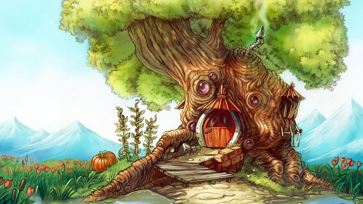 Сказочный дом на дереве