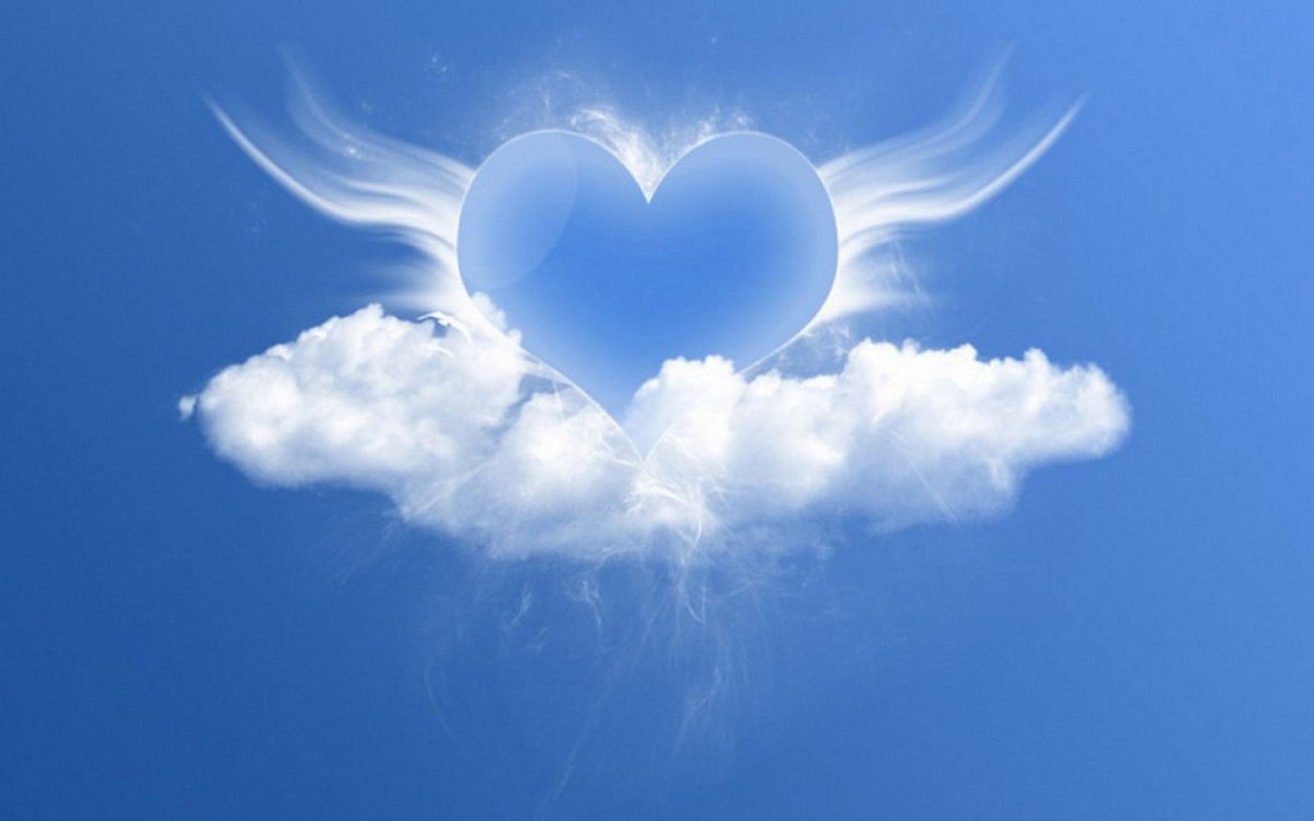 Облако в виде сердца