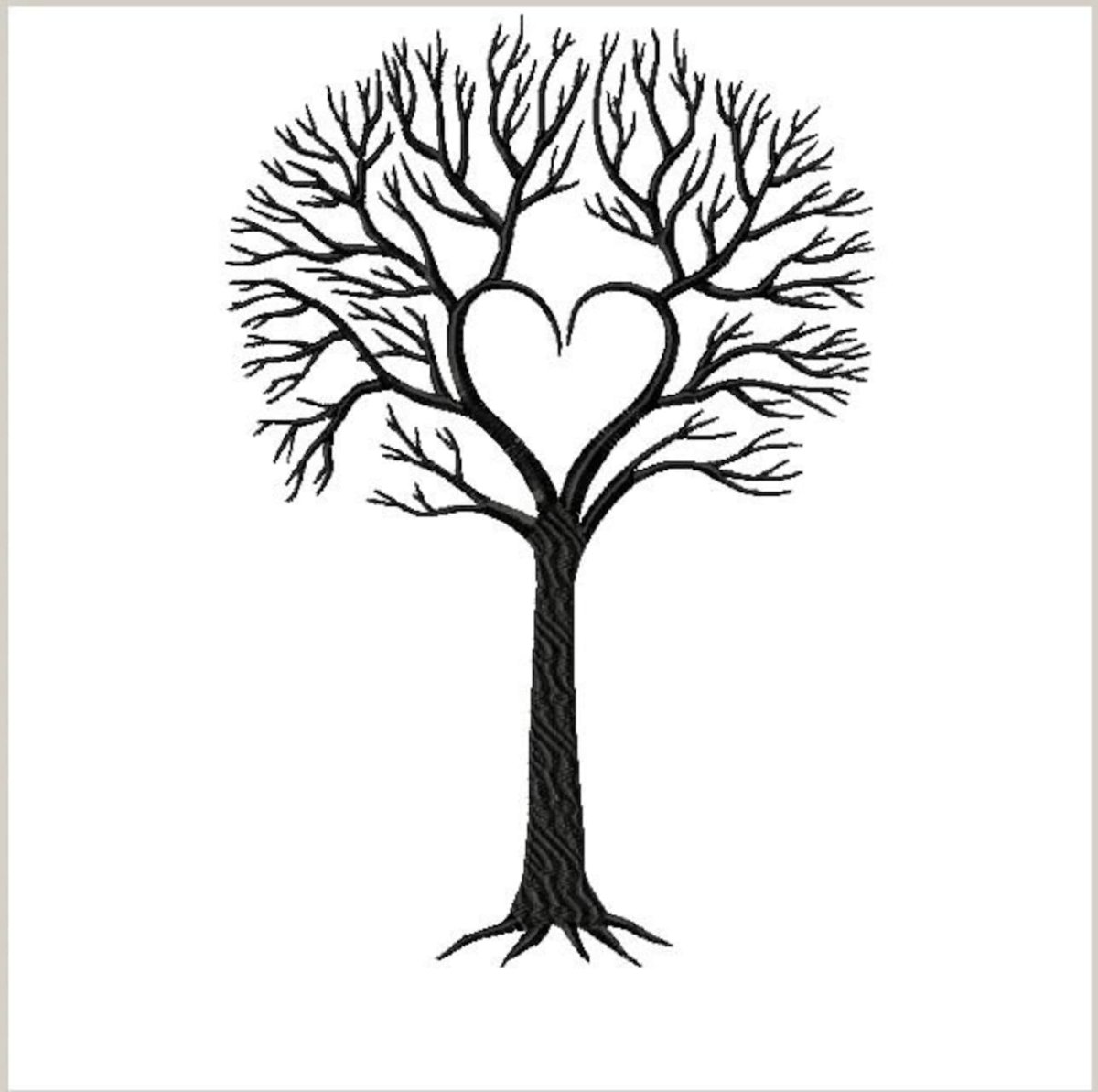 Семейное дерево силуэт