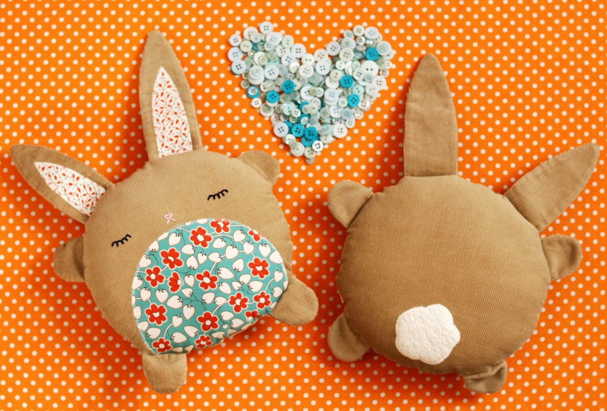 Плоские игрушки из ткани