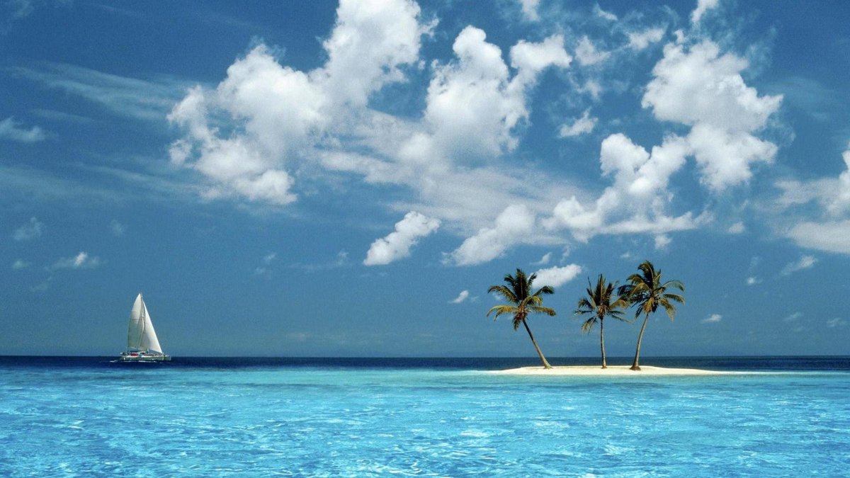 Вечер на море