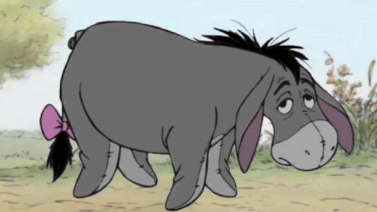 Винни пух Дисней ослик