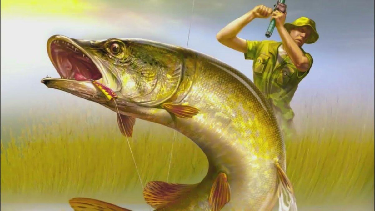 Игра спортивная рыбалка