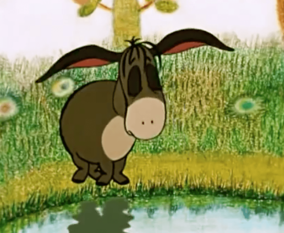 Ослик ИА из мультфильма