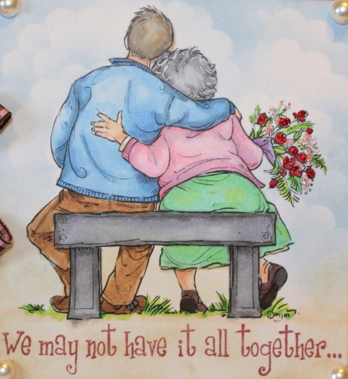 Бабушка и дедушка рисунок