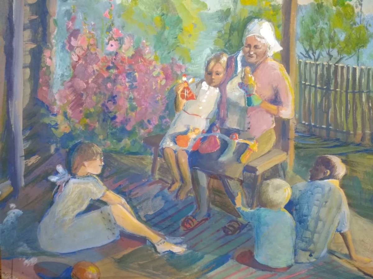 Куклы бабуся и дедуся