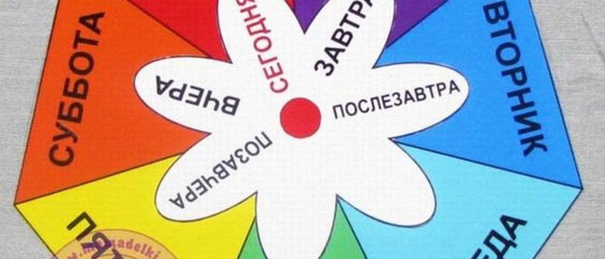 Дни недели для детей