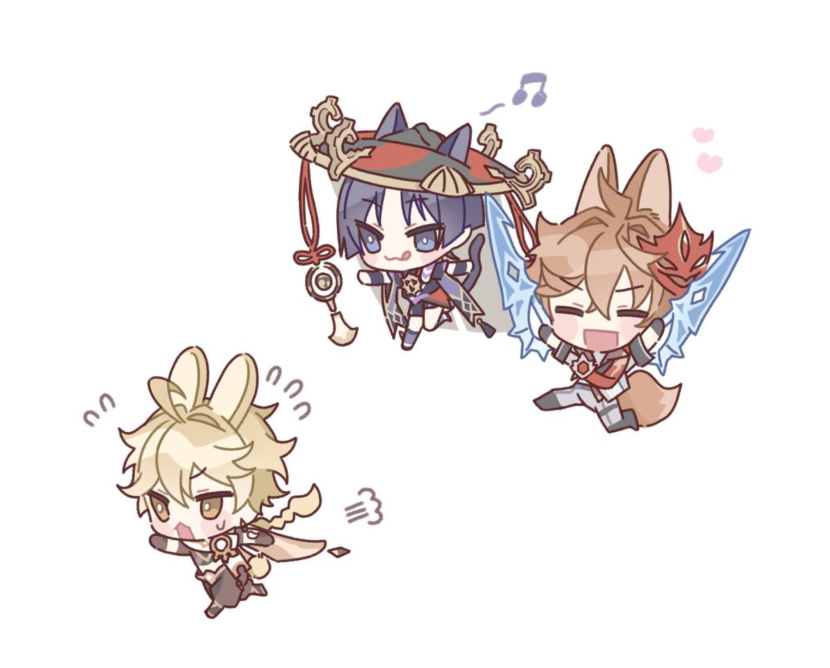 Венти Геншин Импакт Стикеры