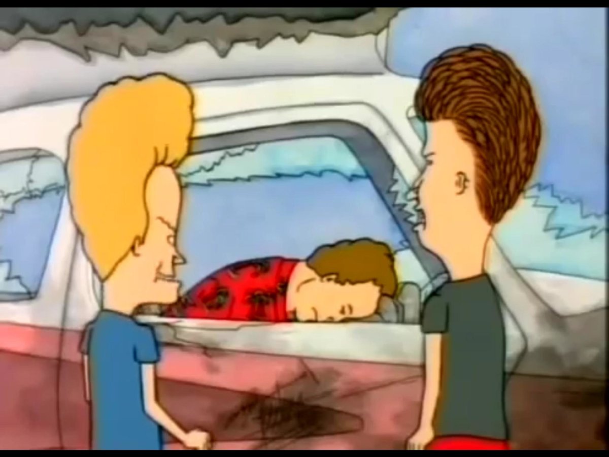 Бивис и Батхед за партой