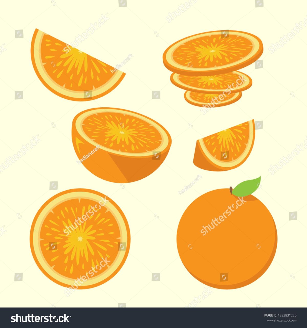 Кружок апельсина на прозрачном фоне для фотошопа