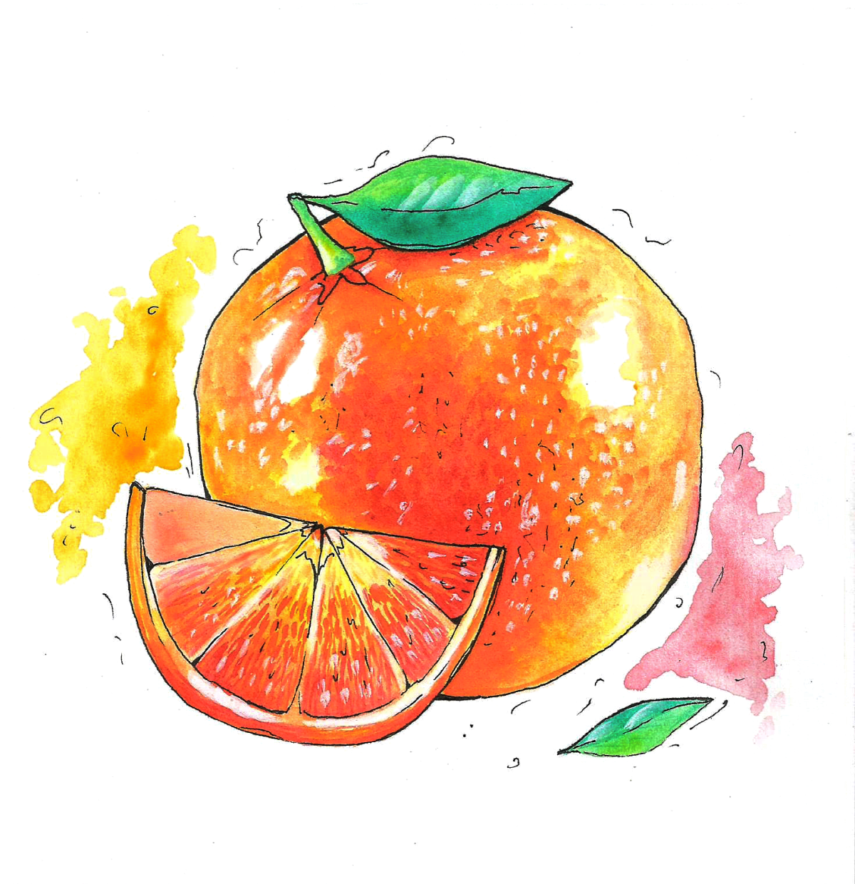 Долька апельсина скетч