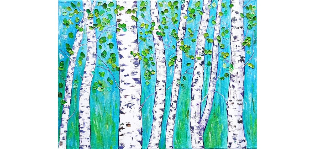 Березовая роща для детей