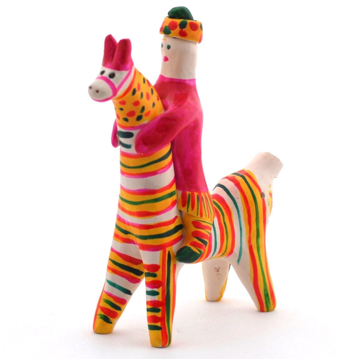 Глиняная игрушка Филимоновская лошадка