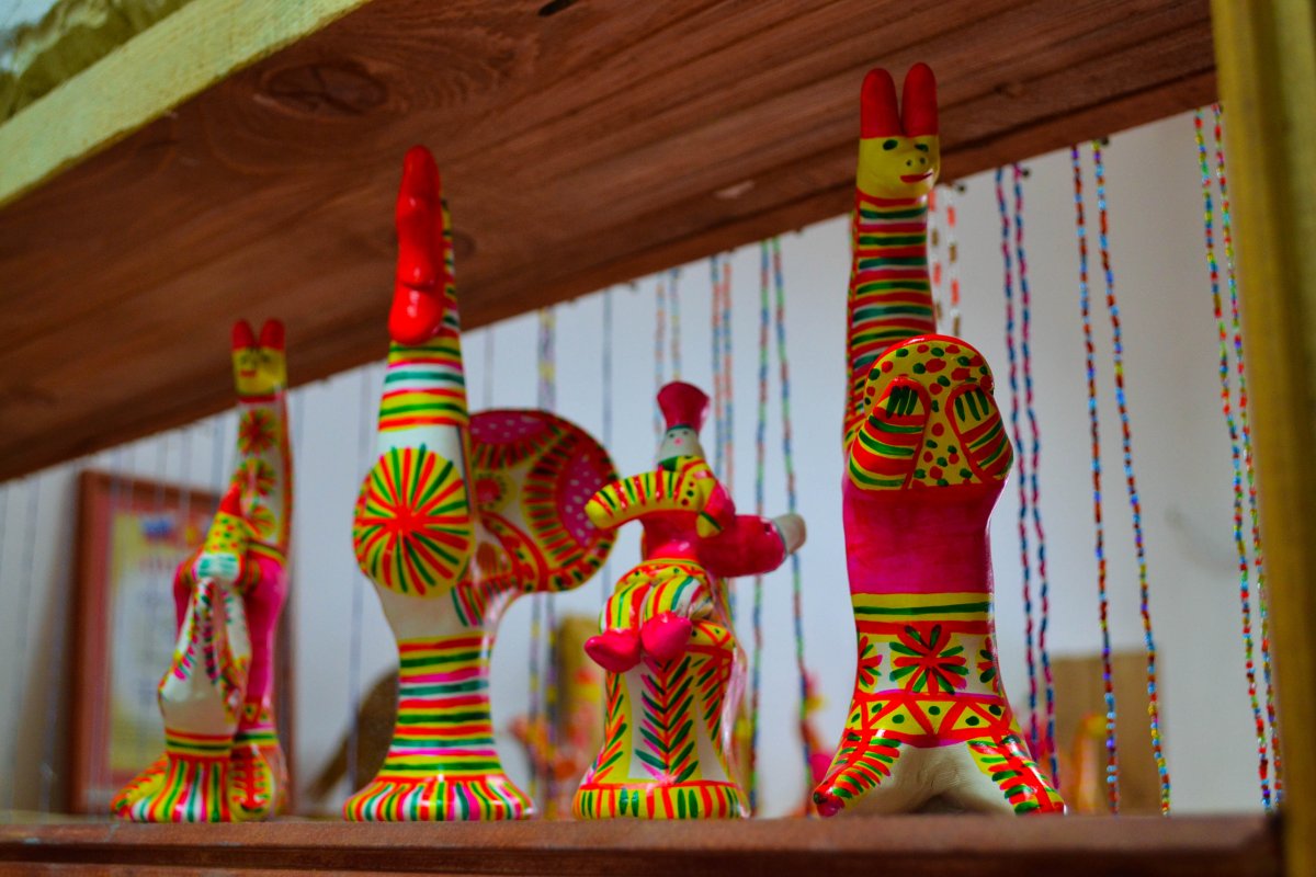 Дымковская игрушка трафарет