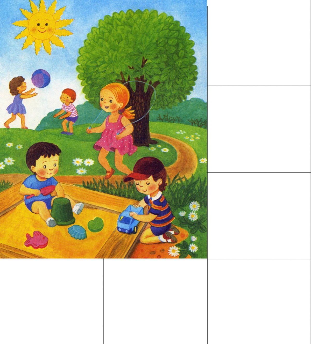 Изображение лета для дошкольников