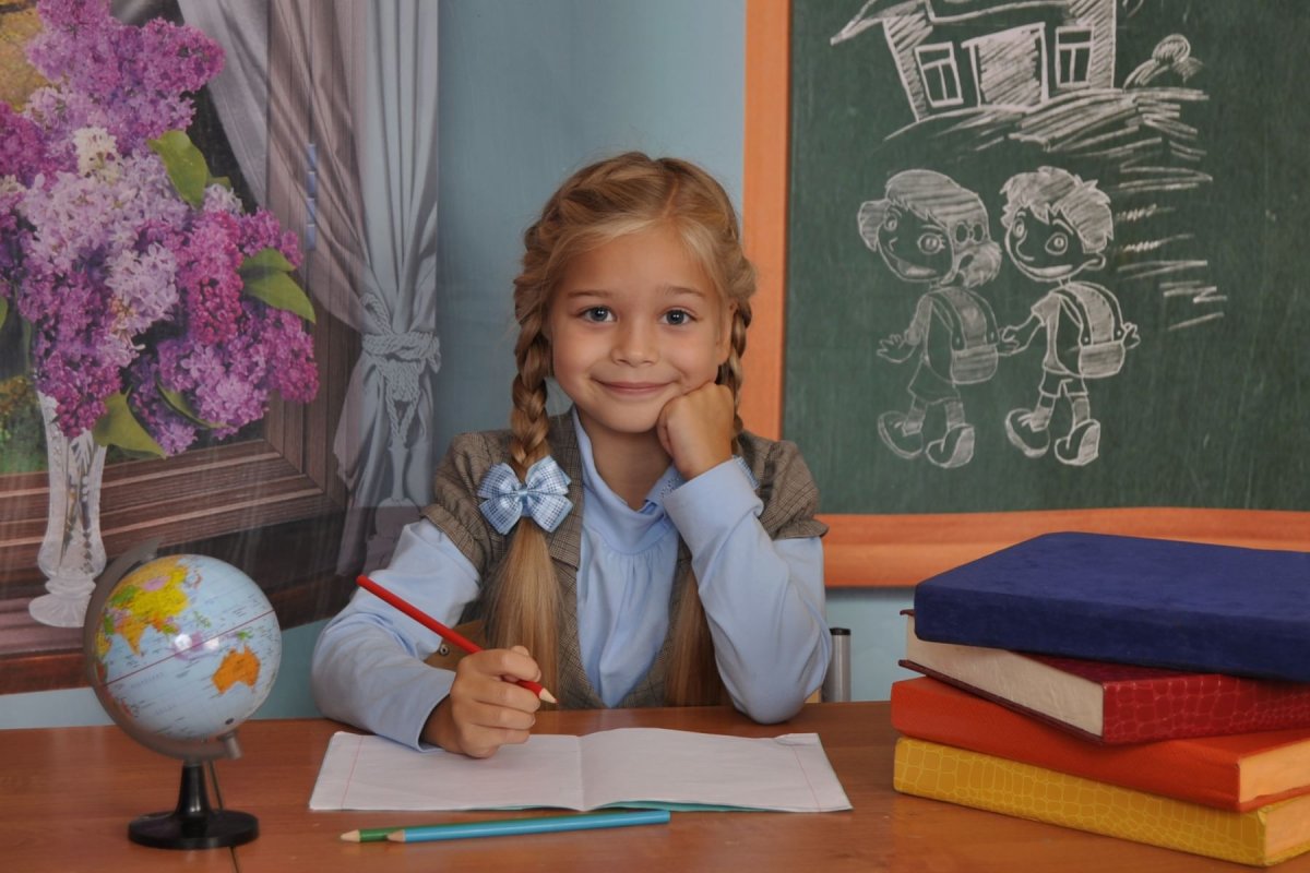 Первоклассник мультяшный